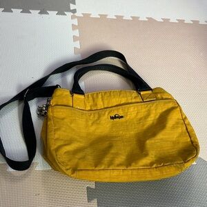 Yellow Kipling Crossbody Bag